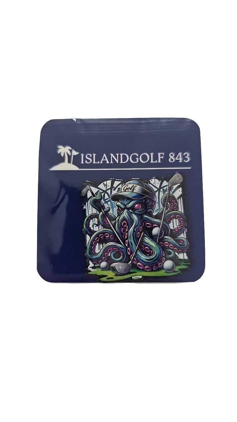 THE KRAKEN, golf ball marker by Islandgolf843