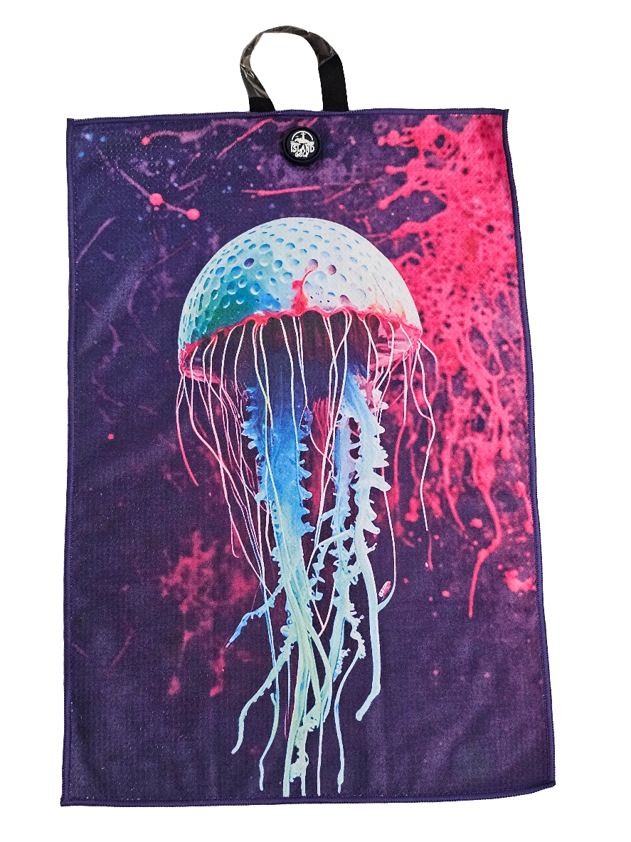 JELLYFISH golf towel by Islandgolf843